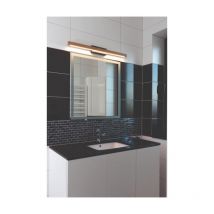 Applique murale AQUA VIVA LED 12W 3000K IP44 - chêne huilé / noir