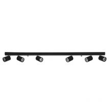 Plafonnier Applique murale bande EYE SPOT VI 6xGU10 - noir