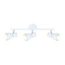 Applique murale et Plafonnier Design avec Spot FIDO 3xE14 - blanc / chrome