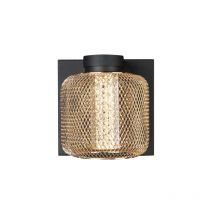 Applique MESH LED 5W 3000K - noir / or