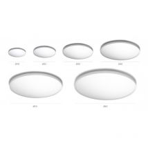 Plafonnier rond design MALTA R23 LED 18W 3000K - blanc