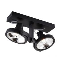 Plafonnier Design avec Spot MASTER 2xGU10 ES111 - noir