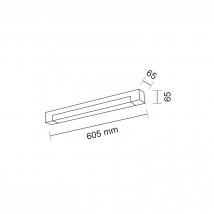 Plafonnier Design hermétique SUMOTO 19W 4000K CRI90 IP44 - blanc