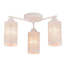 Plafonnier Design INDIRA 3xE14 - blanc