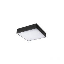 Plafonnier Design carré MONZA SQ 40 LED 50W 3000K noir