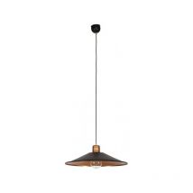 Luminaire Suspension Industriel GARRET M E27 - marron / cuivre