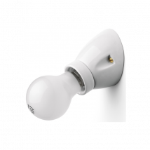 THPG Applique murale industrielle Angle45 E27 blanc design