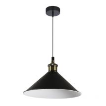 Suspension industrielle Design VELO 26 E27 - noir