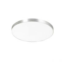 SIERRA Ø60cm Plafonnier rond design LED 60W 4000K - argent