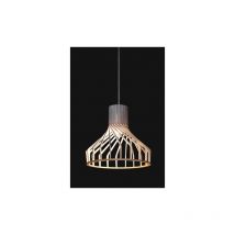 Lampe Suspendue design BIO 37cm E27 - contreplaqué