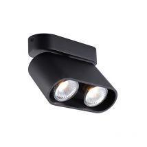 Plafonnier Spot RONDIA 2 GU10 - noir