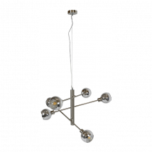 Suspension luminaire design MIGO 6xE14 - satiné