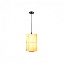 Suspension luminaire design MARINERO diamètre 30cm E27 - noir / blanc