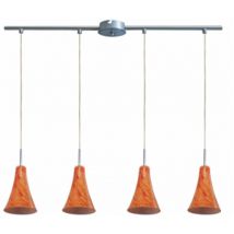 Suspension luminaire RUFI 4 E14 - chrome