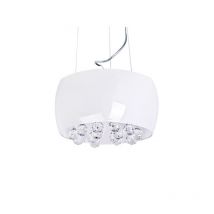 Lampe suspendue QUINCE 40 G9 5x28W blanc Cristal