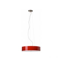 Lampe Suspendue avec abat-jou LIMA E27 bordeaux BIG flash