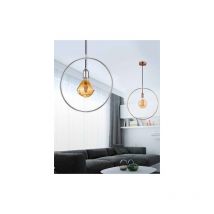 Suspension luminaire KRUG E27 40W cuivre