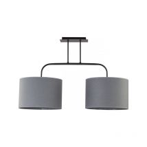 Plafonnier Design ALICE II 2xE27 - gris