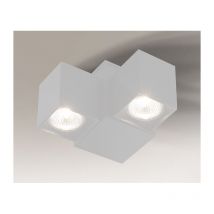 Spot de surface design BIZEN 7216 GU10 - blanc