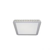 Plafonnier carré Design GALLANT 38 SQ LED 24W chromé