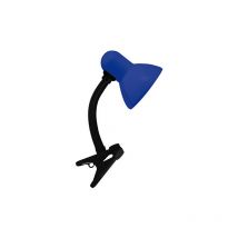 Lampe du bureau à pince TOLA E27 BLEU CLIP