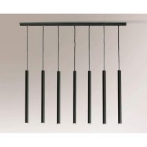 Suspension luminaire YABU 7xGU10 - noir