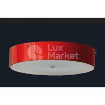 LIMA E14 SMALL Plafonnier rond design flash bordeaux