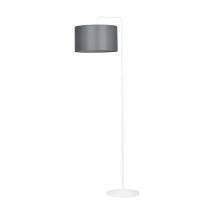 Lampe Sur Pied Design Trapo Métal une Lampe Cylindre Grise Style Classique