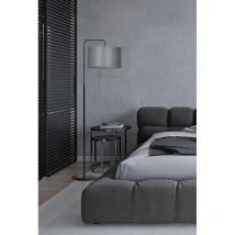 Lampe Sur Pied Design Trapo Métal une Lampe Cylindre Grise Style Classique
