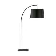 Lampe sur pied design KALAIYA E27 - noir / or
