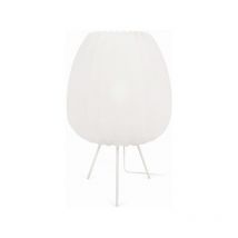 Lampe sur pied design MUSE M E27 - blanc