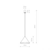 Suspension design ZENITH M GU10 - noir