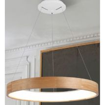 Luminaire Design suspendue SILVAM 45 LED 30W - bois exotique