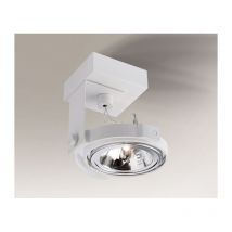 SAKURA 7260 G53 Plafonnier Design avec Spot - blanc