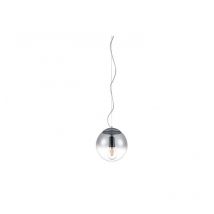 Suspension luminaire design IRIS ∅20cm E27 - chrome