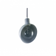 Luminaire Suspension Industriel LOFT PUNK X E27 - blanc
