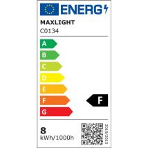 Plafonnier rond design KODAK I LED 8W 3000K - blanc
