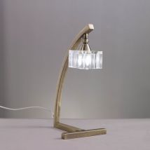 Lampe de table CUADRAX AB OP G9 - laiton
