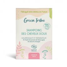 Green Tribu Shampoing des cheveux doux solide 85g - Fabriqué en France - Easypara