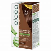 Elcea Coloration permanente Couleur et soin revitalisant au lait d'hibiscus 140ml - Easypara