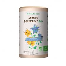 Phytoceutic Huile Duo Onagre/bourrache Bio/ab 120 Capsules - Fabriqué en France - Easypara