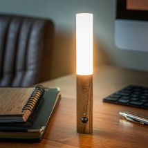 Bâton lumineux intelligent LED - Lampe de bureau - Bois - Gingko - Les Raffineurs