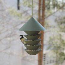 Mangeoire à oiseaux design - Vert - Cadeau Crémaillère - Pidät - Les Raffineurs