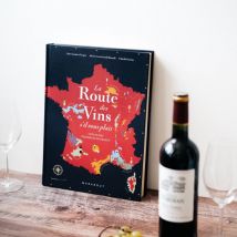 Livre La Route des Vins - Hachette - Marabout - Idée cadeau homme - Cadeau Crémaillère - Les Raffineurs