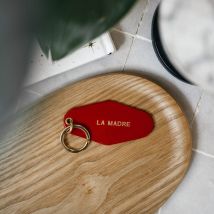 Porte-clé cuir végétal Famille - Fabriqué en France - Idée cadeau papa - Idée cadeau maman - Affaire De Famille - Les Raffineurs