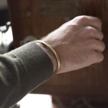 Bracelet Femme Jonc fin en laiton - M - Idée cadeau homme - Épilogue - Les Raffineurs