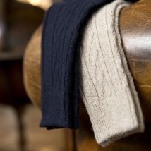 Duo de chaussettes pour homme en laine et cachemire - Taille Unique - Bleu - Épilogue - Les Raffineurs