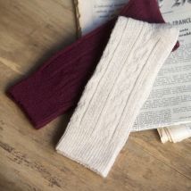 Duo de chaussettes pour femme en laine et cachemire - Taille Unique - Bordeaux - Épilogue - Les Raffineurs