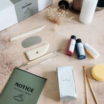 Kit DIY poterie et peinture - Bois - Idée cadeau femme - Brique - Les Raffineurs