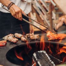 Set de trois outils pour barbecue et cheminée - Bois - Idée cadeau homme - Höfats - Les Raffineurs